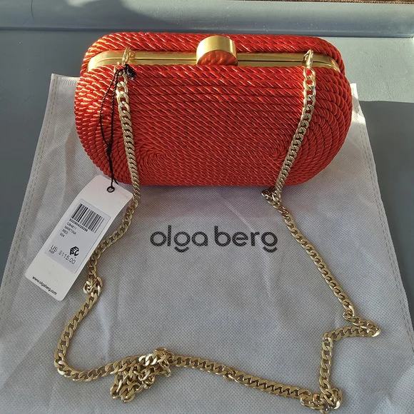 Olga Berg Martina Rope Clutch - Picture 3 of 12